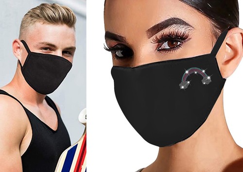 Mundschutz stoffmaske schwarz - mundschutz,